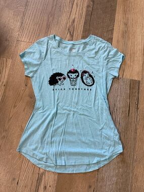 Justice Stick Together Light Blue Graphic Tee - kids